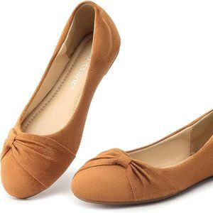 Musshoe Ballerina Flats Suede